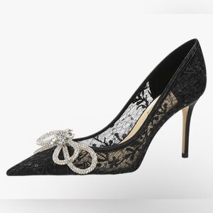 Pointed Toe Dress Pumps Comfortable Work Heels Black Prom Bride Bridesmaid Shoes